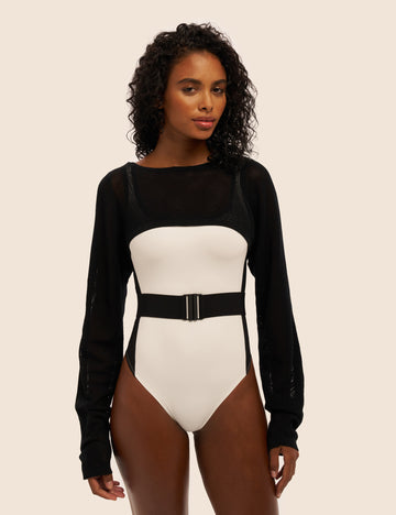 Knitted Mesh Cover Up 1