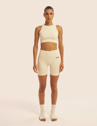Seamless Knit Crop Top