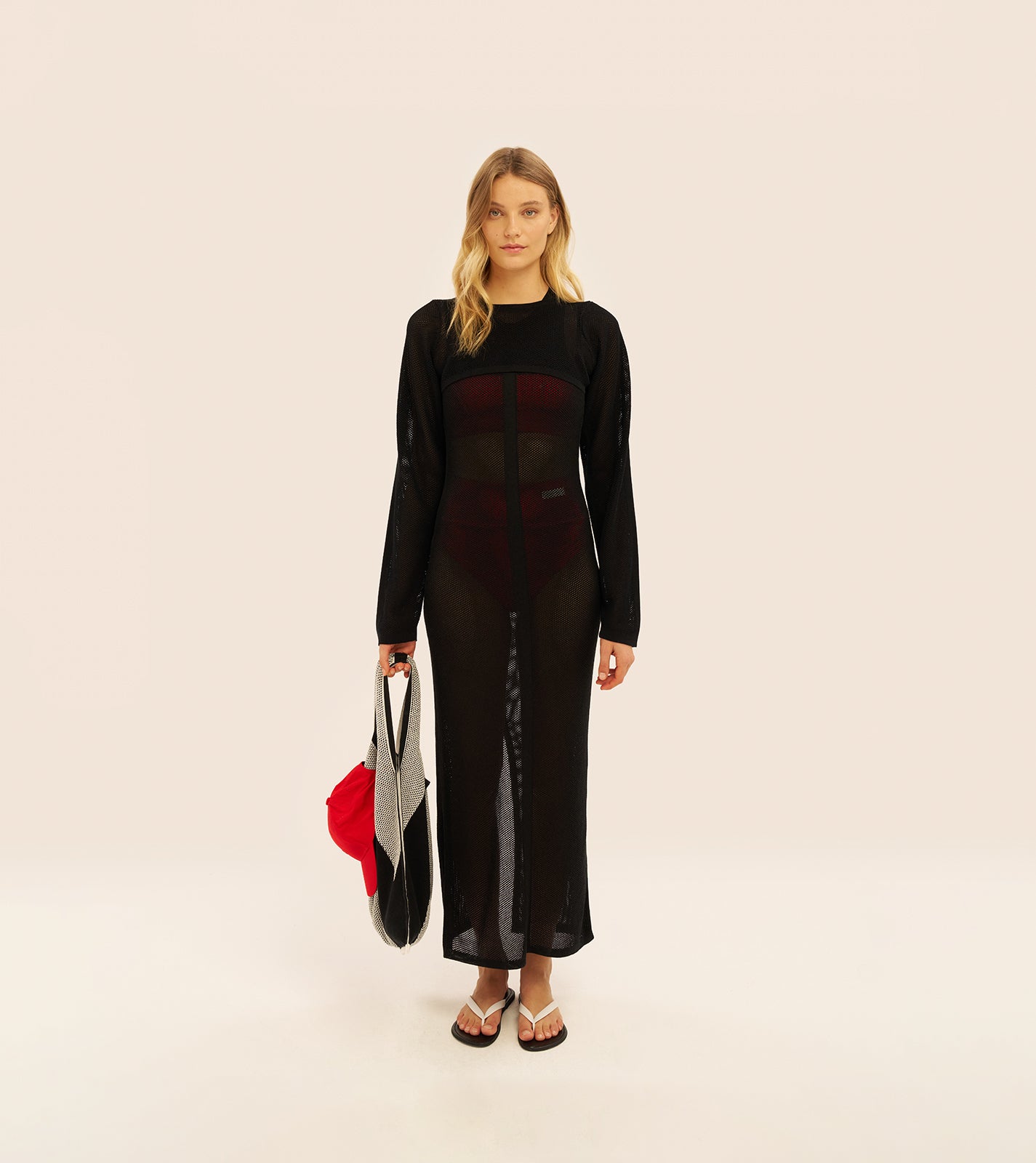 Women's Mesh Dress in Black