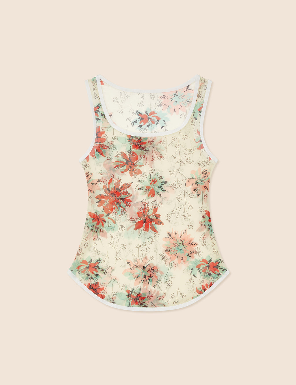 Floral Print Tank