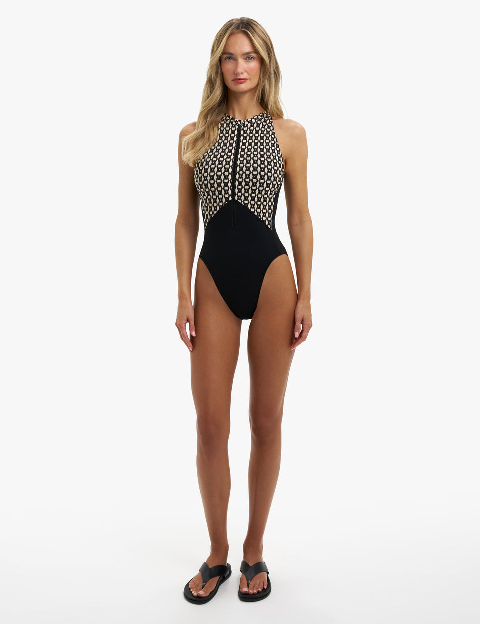 Margo Monogram Sleeveless Surfsuit
