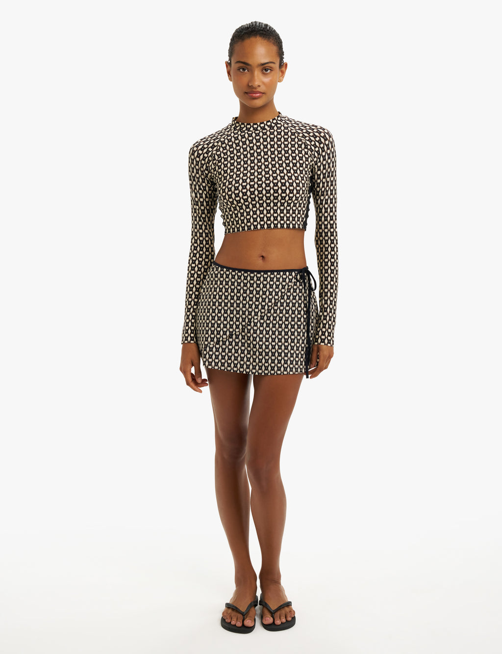 Mary Lou Monogram Rashguard 1