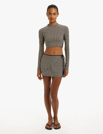 Mary Lou Monogram Rashguard 1