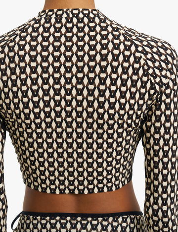 Mary Lou Monogram Rashguard 4