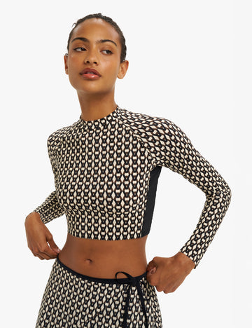 Mary Lou Monogram Rashguard 3