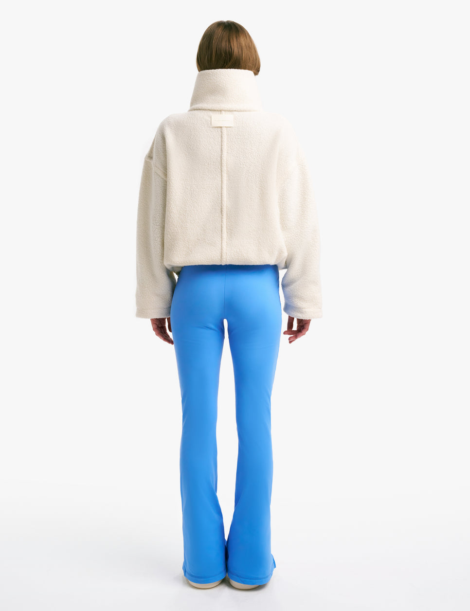 VAARA Boucle Fleece Anorak in Ivory