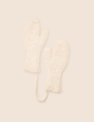 Boucle Knitted Mittens 2