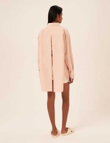 Oversized Open Back Shirt 3