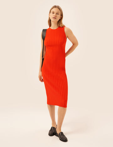 Knitted Rib Dress 1