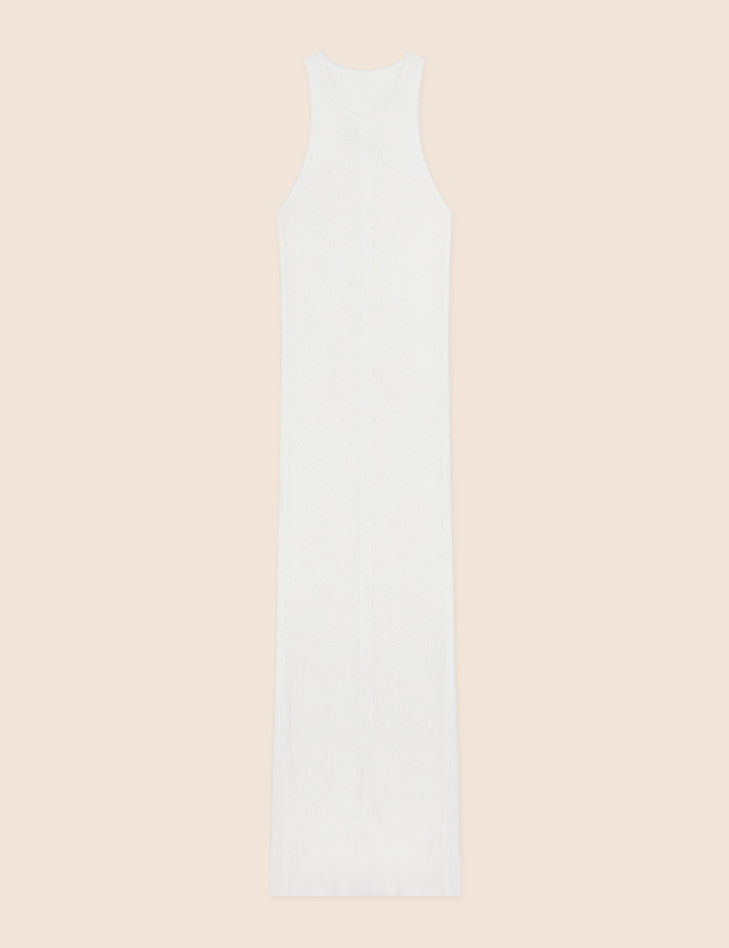 white mesh dress zara Zara - Beaded Mesh Dress in White with Lining