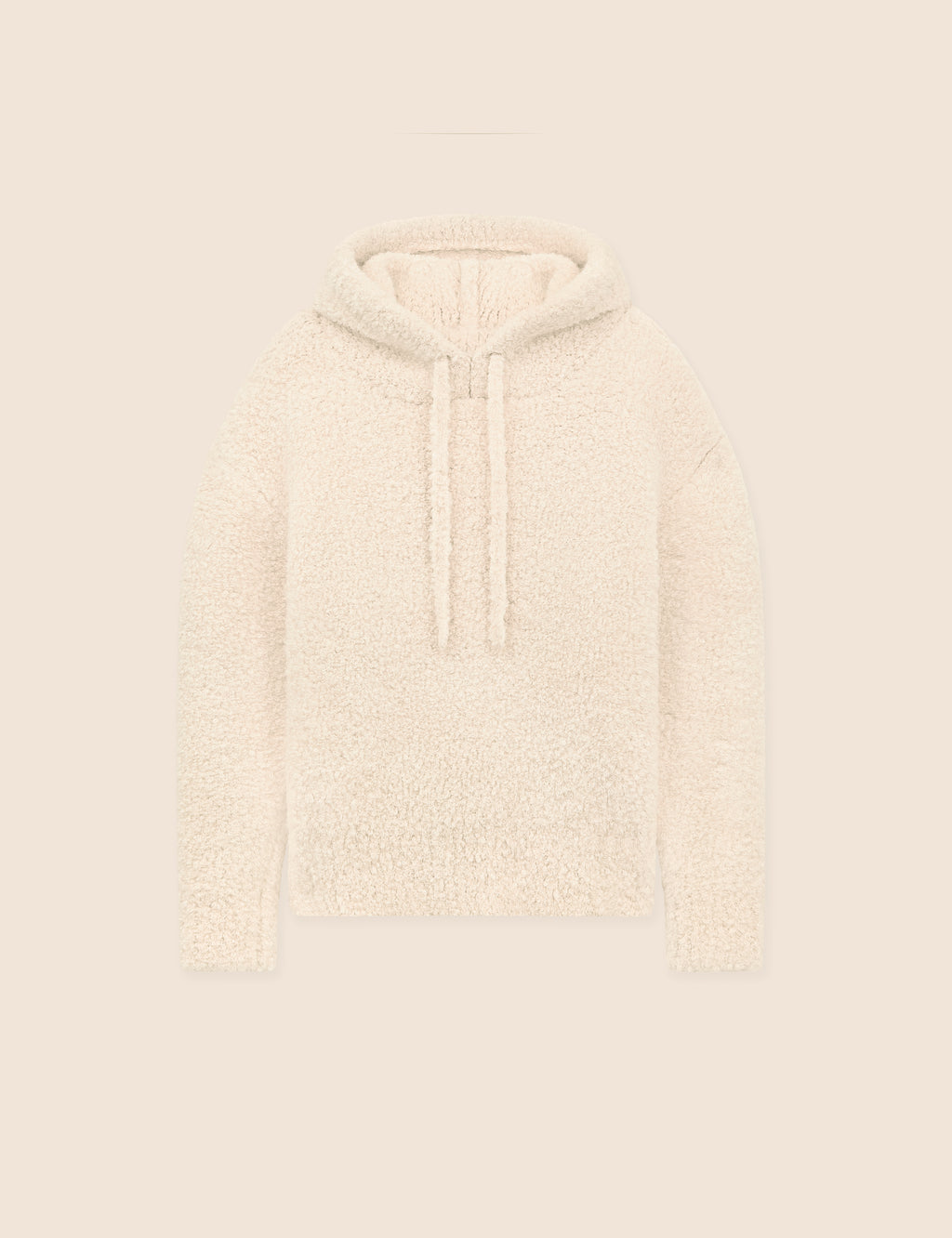 Boucle Knitted Hoodie