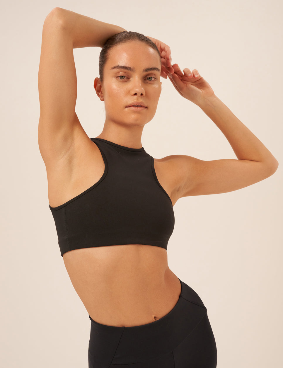 Racer Front Sports Bra