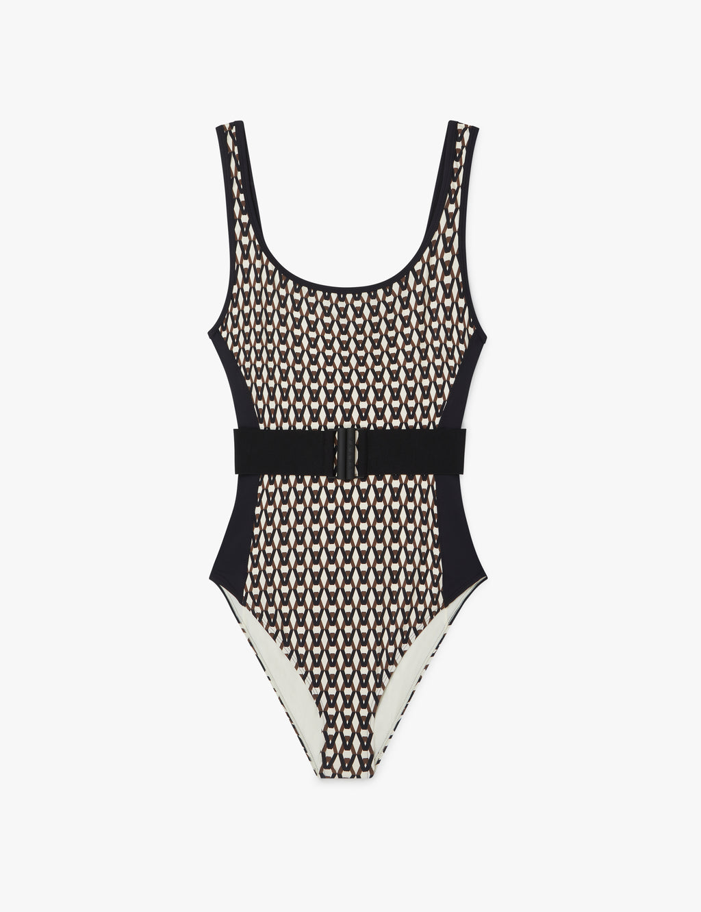 Monogram Belted Swimsuit