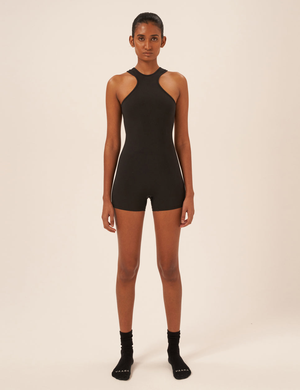 Racer Front Short Unitard