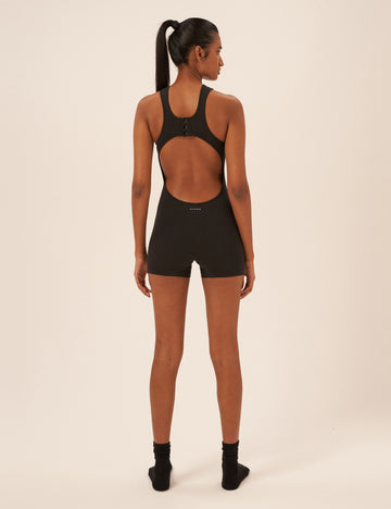 Racer Front Short Unitard 3