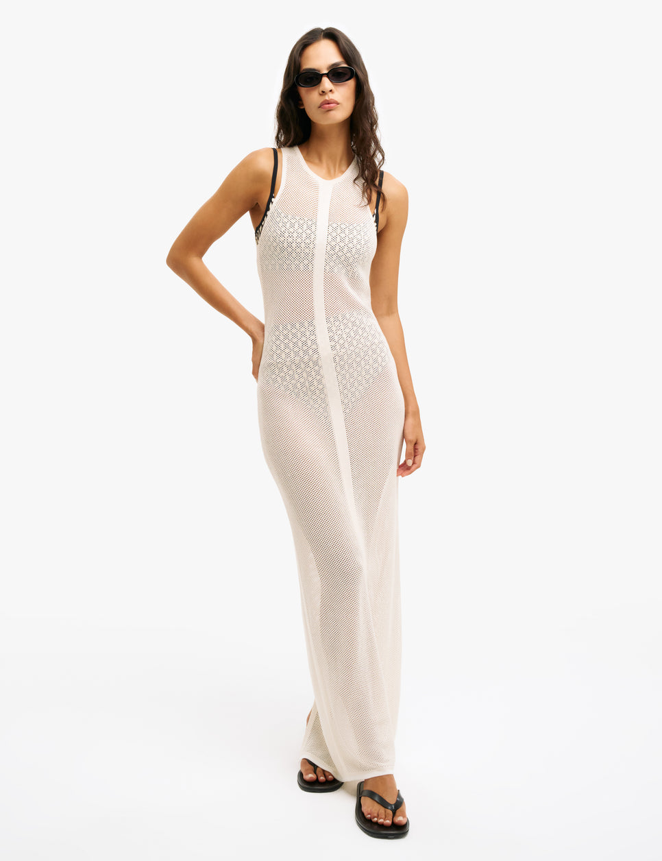 Knitted Mesh Dress